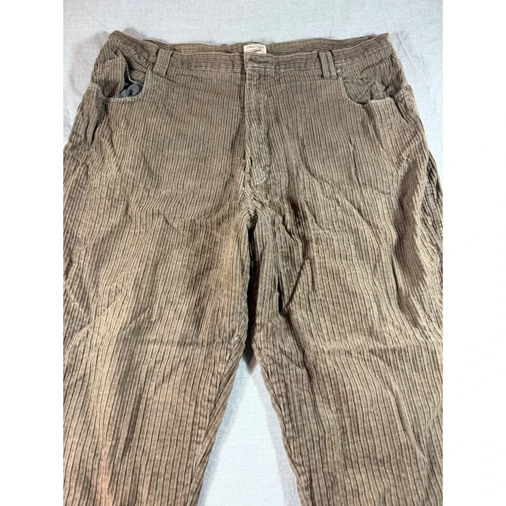 Guess Jeans Corduroy Pants Mens 42 Brown Excellent Vintage Wide Wale 3F14E9